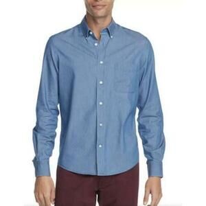 Lauren Ralph Lauren Untucked Casual Regular Fit Stretch Dress Shirt